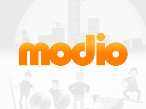Modio, the motion designs studio, founded by Adrian Thompson.